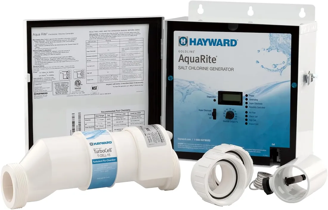 Hayward Aquarite 40,000 gal Salt Chlorine Generator